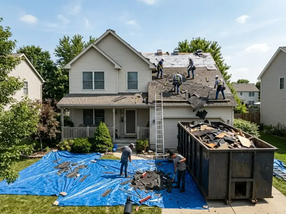 roof-replacement-debris-remova-004 — frequently asked questions, Cheapest Dumpster Rentals in Sullivan, IL